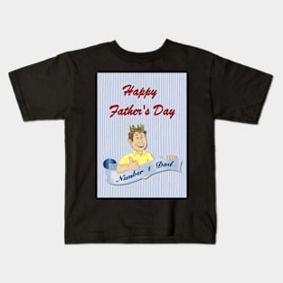 Number 1 Dad Kids T-Shirt